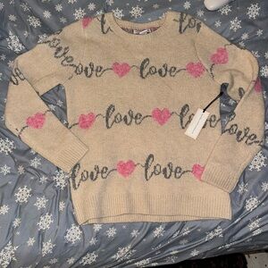 Cupcakes and Cashmere Valentines Day Sweater - Women's Size small